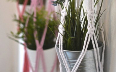 Macramé for Mother’s Day | Beginners Macrame Plant Hanger Kit | Macrame and Crochet Cords | Recycled Cotton Cord 5-20mm