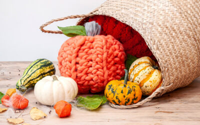 Halloween Chunky Crochet Pumpkin Project