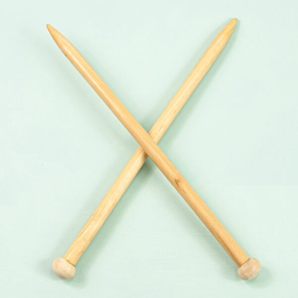 Bamboo Wooden Single Pointed Knitting Needles