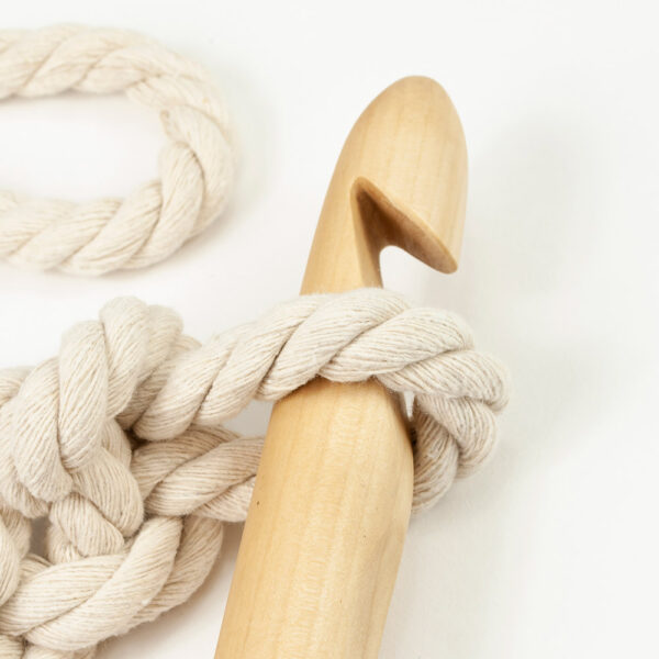 Giant Wooden Crochet Hook