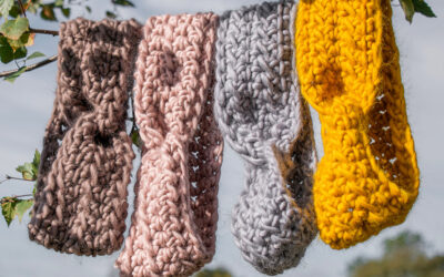 Simple Twist Crochet Headband | Chunky Merino Wool | Easy Chunky Crochet Beginner’s Project using 50 Grams Merino