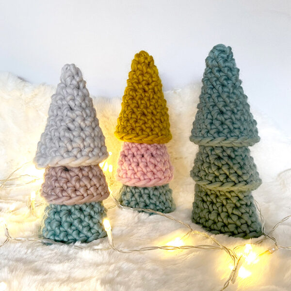 Crochet Christmas Trees Kit