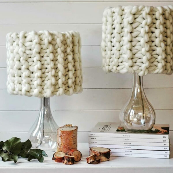 Knitted lampshade kit