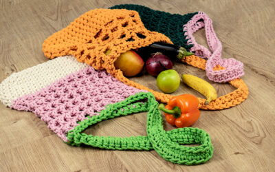 Free Easy Crochet Bag Pattern | Mollie Market Bag | Using Only 1 Roll of 5mm Crochet Cord!